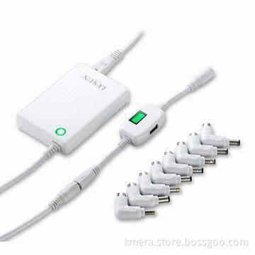 90W Smart Universal Laptop AC/DC Adapter, Thickness only 17mm, Wide Output Voltage from 12 to 24V